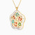 MLN987 - Flower Diamonds & Enamel Coated Necklace in 18K Gold - 21046110916-2.jpg