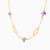 MLN940 - Marquise Purple Stone Chain Necklace in 18K Gold - 21046110881-2.jpg