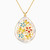 MLN983 - Pear Diamonds & Enamel Coated Necklace In 18K Gold - 21046110912-1.jpg
