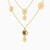 LIN854 - Arabesque Colored Stones Layered Necklace in 18K Gold - 111406180052-2.jpg
