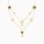 LIN854 - Arabesque Colored Stones Layered Necklace in 18K Gold - 111406180052-3.jpg