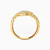 LGR614 - Flower Cubic Zirconia Two headed Ring in 21K Gold - 72002110038-3.jpg