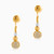 LGE12 - Beaded Cubic Zirconia Drop Earrings in 21K Gold - 22003020017-3.jpg