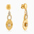 LGE34 - Marquise Cubic Zirconia Drop Earrings in 18K Gold - 22003110035-2.jpg