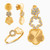 LGS131 - Flower Cubic Zirconia Half Set in 21K Gold (3 Pieces) - 22006110344-1.jpg