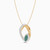 LDN1949 - Marquise Diamond & Green Stones Pendant in 18K Gold - SAP03245-2.jpg