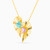 LIN13 - Heart Colored Stones Necklace in 18K Gold - 111404180236-2.jpg