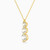 LIN478 - Round Clear Stone Necklace in 18K Gold - 111401100014-2.jpg