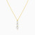 LIN478 - Round Clear Stone Necklace in 18K Gold - 111401100014-3.jpg
