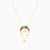 LIN429 - Arabesque Colored Stones Necklace in 18K Gold - 111405180136-3.jpg