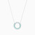 LIN702 - Circle Colored Stones Necklace in 18K Gold - 111404250284-3.jpg