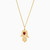 LIN725 - Hamsa Red Stone Necklace in 18K Gold - 111404130302 - 2.jpg