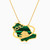 LIN904 - KSA Map Green Stones Necklace in 18K Gold - 111405120301-1.jpg
