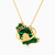 LIN904 - KSA Map Green Stones Necklace in 18K Gold - 111405120301-2.jpg
