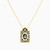 LIN492 - Allah Colored Stones Necklace in 18K Gold - 111405190152-3.jpg
