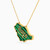 LIN608 - KSA Map Green Stones Necklace in 18K Gold - 111405120274-2.jpg