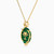 LIN612 - Marquise Green Stones Necklace in 18K Gold - 111405120278-2.jpg