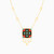 LIN32 - Square Colored Stones Necklace in 18K Gold - 111405180229-3.jpg