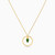 LIN352 - Circle Green Stones Necklace in 18K Gold - 111404120044-3.jpg