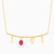 LIN377 - Love Red Stone Necklace in 18K Gold - 111404130075-1.jpg