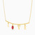 LIN377 - Love Red Stone Necklace in 18K Gold - 111404130075-2.jpg