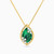 LIN524 - Marquise Diamond & Green Stones Necklace in 18K Gold - 121404120151-1.jpg