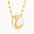 LIN791 - Letter Ayn Colored Stones Necklace in 18K Gold - 111405100175-2.jpg