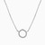 WN94 - Circle Clear Stone Sterling Silver Necklace - A4198-07HG-1.jpg