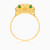 LGR1017 - Panther Green Stones Ring in 21K Gold - 92002180082-3.jpg