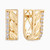 LGE160 - Textured Cubic Zirconia Hoop Earrings in 21K Gold - 92003110001-1.jpg