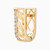 LGE160 - Textured Cubic Zirconia Hoop Earrings in 21K Gold - 92003110001-3.jpg