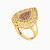 LGR661 - Pear Cubic Zirconia Ring in 21K Gold - 22002111723-2.jpg