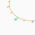 MLB390 - Pear Colored Stones Chain Anklet in 18K Gold - 21050110015-3.jpg