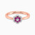 LDR504 - Flower Diamond & Rose Stone Ring in 18K Gold - RG92131 (1).jpg