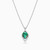 MLN754 - Pear Diamonds & Green Stones Necklace In 18K Gold - 21046110757-1.jpg