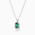 MLN758 - Baguette Diamonds & Green Stones Necklace In 18K Gold - 21046110762-2.jpg