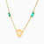 MLN797 - Palm Tree Green Stones Necklace in 18K Gold - 21046110833-2.jpg