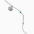 WB111 - Circle Green Stones Sterling Silver Chain Anklet - A4555-20HB-3.jpg