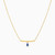 MLN830 - Pear Blue Stone Necklace In 18K Gold - 21046110792 - 3.jpg