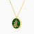 LIN484 - Allah Green Stones Necklace in 18K Gold - 111405120146-2.jpg