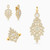 LGS73 - Leaf Cubic Zirconia Half Set in 18K Gold (3 Pieces) - 21006790016-1.jpg