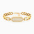 LGB614 - Oval Cubic Zirconia Chain Bracelet in 18K Gold - 21010650388-1.jpg