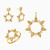 LGS140 - Flower Cubic Zirconia Half Set in 21K Gold (3 Pieces) - 22006110404-1.jpg