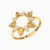 LGS140 - Flower Cubic Zirconia Half Set in 21K Gold (3 Pieces) - 22006110404-3.jpg