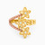 LGR145 - 21K Gold Cubic Zirconia Two-headed Ring - 22002111470-1.jpg