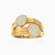 LGS115 - Circle Cubic Zirconia Half Set in 21K Gold (2 Pieces) - 22011110849-3.jpg