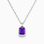 MLN757 - Baguette Diamonds & Purple Stone Necklace in 18K Gold - 21046110761-1.jpg