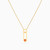 LIN1104 - Multi-Shaped Orange Stone Necklace in 18K Gold - 111404130401-4.jpg