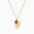 LIN1125 - Clover Rose Stone Necklace in 18K Gold - 111404130420-3.jpg