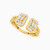 LGR84 - Square Cubic Zirconia Two headed Ring in 21K Gold - 22002020116-2.jpg